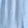 thumbnail image 2 of YFGEFTR Muslin Blanket, 51.2" x 59.1" Breathable and Lightweight Throw Blanket for Bed and Couch, Gauze Blanket for Adults All Season(Light Blue), 2 of 5