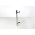 thumbnail image 3 of 2 Feet Length Stainless Steel Front Door Handle Chrome Mirror Polish Finish, Modern Push Pull Handle for Sliding Door Barn Doors Commercial Glass Doors Home Interior Exterior, Round Shaped Bar, 3 of 13