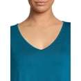 thumbnail image 2 of Terra & Sky Women’s Plus Size Shark Bite Dress, 2 of 5