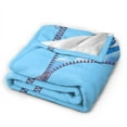 thumbnail image 6 of Zipper Ski Panda Throw Blanket, Fluffy Soft Cozy Blanket Flannel Plush Microfiber Couch Throw, 40"x30", 6 of 8