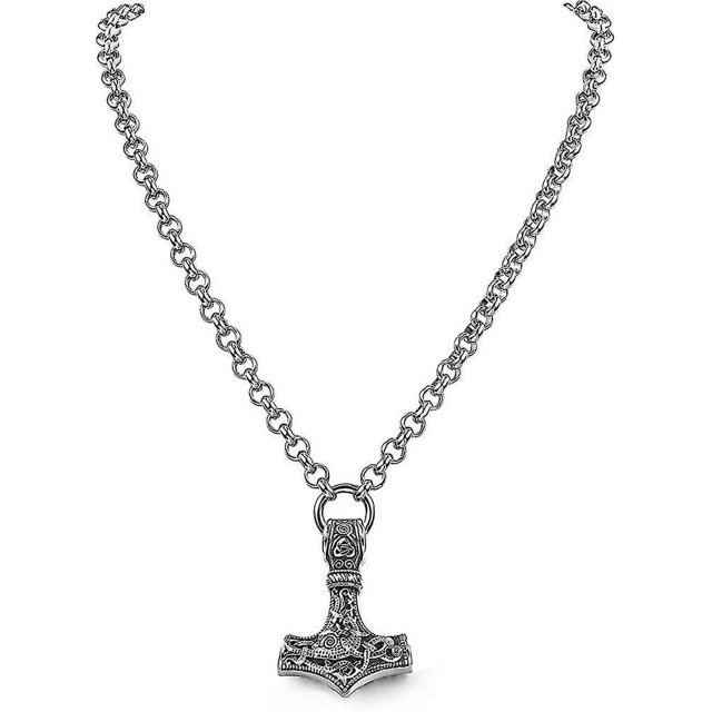 Joyería de cuero y acero inoxidable para regalo de hombre Heilwiy
