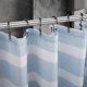 thumbnail image 4 of Ganchos para cortina de ducha, anillos para cortina de ducha, ganchos de metal a prueba de óxido, anillos de deslizamiento doble para barras de ducha de baño, cortinas, juego de 12 ganchos, níquel, 4 of 4