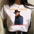 thumbnail image 1 of Camiseta de algodón puro para hombre y mujer, camisa con estampado gráfico, cuello redondo, Y2K, manga corta, ropa de verano, 1 of 4