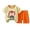 Z02 Orange, variant on Paguaki Boy Toddler Baby Summer Clothes 6 12 18 Months 2T 3T 4T 5T Outfits Short Sleeve Dinosaur T-shirts Tops & Shorts Set
