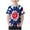 Multicolor B, variant on THDHVS Shirts for Boys,Boys Shirts,Kids Color Block Graphic Short Sleeve Tee for Summer Play and Sports Blue 9-10 Years