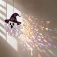 thumbnail image 4 of Halloween Witch Hat Ghost Hanging Ornament, Halloween Moonlight Witch Hat Ghost Window Hanging Sun Catcher, Halloween Decoration Indoor Outdoor for Home & Party, Gift, 4 of 8