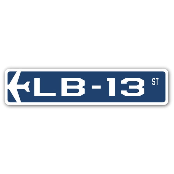 LB-13 Street Sign Air Force Aircraft Military | Indoor/Outdoor | 36" Wide