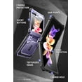 thumbnail image 5 of i-Blason Armorbox Shock-Absorbent & Resistant Holster Cell Phone Case for Galaxy 2023 ZFlip5, Mauve, 5 of 10