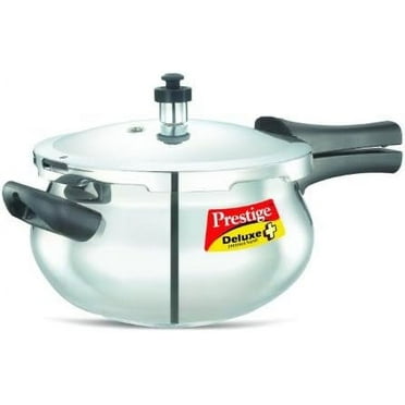 Prestige Deluxe Stainless Steel Handi Cooker, 4.5 Liters