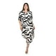 thumbnail image 1 of Vestido largo estampado Roman Fashion /Tallas Extras, 1765 (Negro) negro 40, 1 of 5
