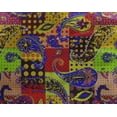 thumbnail image 5 of oneOone Georgette Viscose Red Fabric Paisley Patchwork Fabric For Sewing Printed Craft Fabric By The Yard 42 Inch Wide, 5 of 5