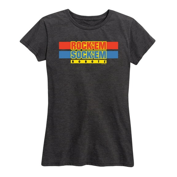 Rock 'Em Sock 'Em - Worlds Only Boxing Robots - Women's Raglan Graphic T-Shirt
