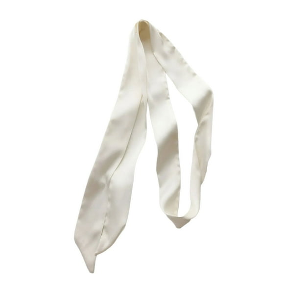 Women Skinny Scarf Thin Belt Tie Scarf Bag Handle Wrap Silk Feeling Choker Elegant Scarf Decoration