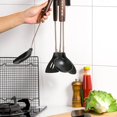 thumbnail image 2 of Kitchen Storage Rack Nail-free Rotating Shelf Wall Mounted Kitchenware Hanger Telescopic Hooks, 2 of 6