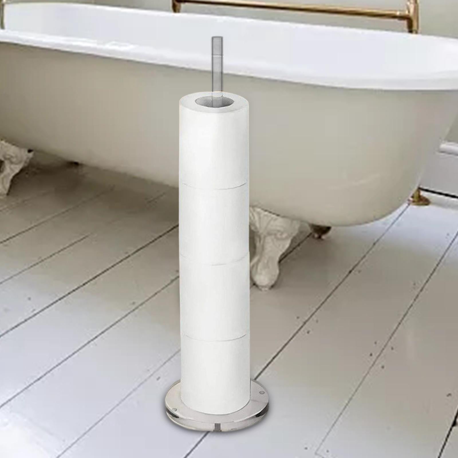 Paper Towel Holder Acrylic Modern Standing Sturdy Tissue Organization for Bathroom Washroom Indoor Restaurant Hotel