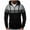 Black, variant on Mgmyaa Men's Color Block Hooded Fleece Pullover Sweatshirt Athletic Casual Zip Front Jacket with Kangaroo Pockets