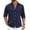 1- Royal Blue, variant on COOFANDY Men's Casual Linen Button Down Shirt Chambray Plain Oxford Dress Shirt