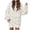 White, variant on HJYCHN Elegant Women's Knit Dress for Everyday Wear in Fall and Winter Seasons Comfortable Soft Stretch Fabric Fit Versatile Style White M