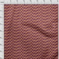 thumbnail image 3 of oneOone Silk Tabby Fabric Waves Flame Stitch Print Fabric By The Yard 42 Inch Wide, 3 of 4