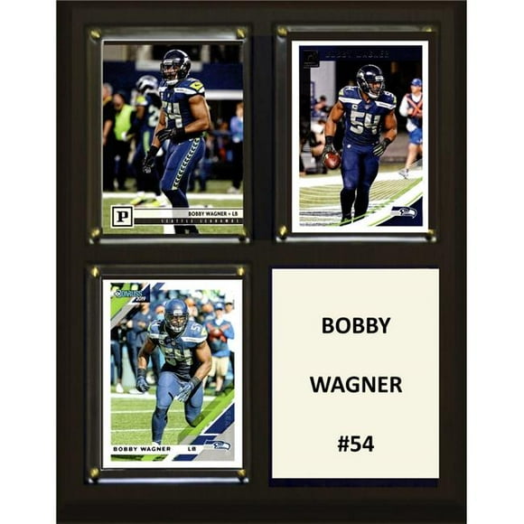 C&I Collectables 810BWAGNER 8 x 10 in. NFL Bobby Wagner Seattle Seahawks Three Card Plaque