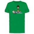 thumbnail image 1 of Office Man Meditation Cartoon Tee Men's -Image by Shutterstock, 1 of 2