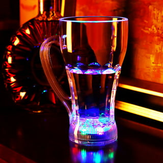  Zeerkeer Flash Light Up Cups(2PCS), Automatic Liquid Activated  Multicolor LED Glass Cups, Mardi Gras Light Up Tumblers for Christmas,  Party, Night Clubbing, Birthday, Disco : Everything Else