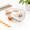 Orange, variant on Blue 1 Inch Round Coding Labels with Dispenser, 300 Count for Office Classroom and Small Business
