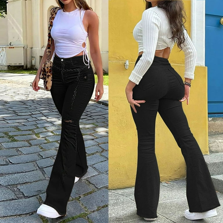 B91xZ Work Pants For Women High Waist Spring And Autumn New Wide