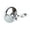 Silver, variant on Sure-Loc VT-RH1 FBL Ventura Double Hook Robe Hook - Black