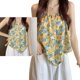 thumbnail image 5 of Camiseta sin mangas holgada, camisetas sin mangas con cuello halter para mujeres, camisetas con cuello halter elaboradas por expertos, 5 of 9