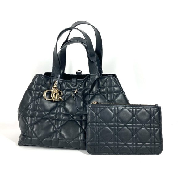 Pre-Owned Christian Dior Dior M2821OSHJ 2WAY Bag Toujour Medium Tote Handbag with... (Good)