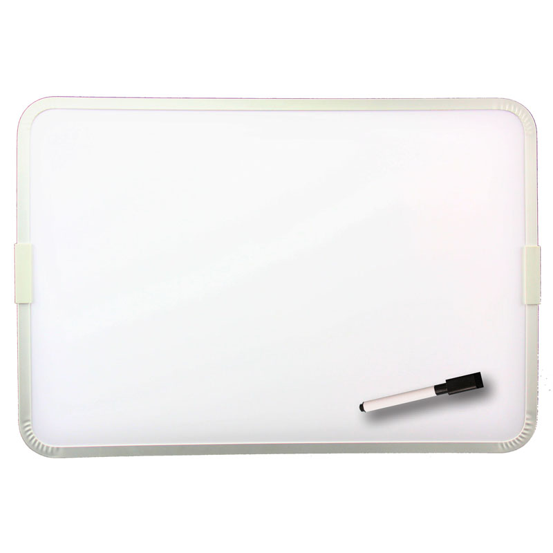 2 SIDED DRY ERASE BOARD FRAMED W/ PEN AND CAP ERASER Walmart
