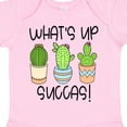 thumbnail image 4 of Inktastic What's Up Succas Funny Cacti Plants Boys or Girls Baby Bodysuit, 4 of 5