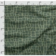 thumbnail image 2 of Soimoi Abstract Printed, Cotton Satin Spandex, Sewing Fabric by The Yard 54 Inch Wide, Decorative Fabric for Dresses and Home Accents, Dark Green, 2 of 5