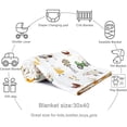 thumbnail image 5 of Baby Blanket for Boys Soft Lightweight Minky Blanket with Double Layer Dotted Backing for Infant Toddler Nursery Crib with Cute Farm Animals Design 30 x 40 Inch, 5 of 8