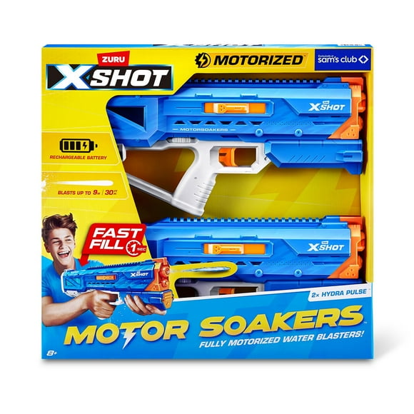 Zuru X-Shot Water Hydra Pulse Motor Soaker, 2 pk.