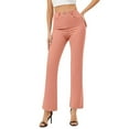 thumbnail image 2 of Business Casual Pants for Women 2025 Stretchy Flared Work Pants with Pockets High Waisted Womens Trousers, 2 of 7