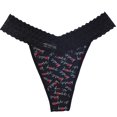 thumbnail image 1 of Gibobby Calzones de encaje para mujer Tanga de ropa interior de bikini con estampado de encaje a través de la cintura para mujer(Rojo,CH), 1 of 4
