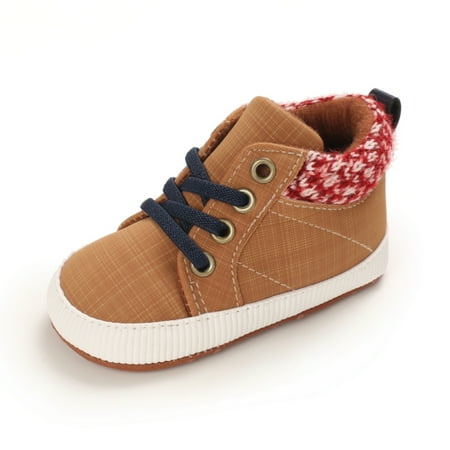 

Baby Boys Girls Canvas Sneakers Rubber Sole Non-Slip Shoes