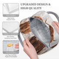 thumbnail image 3 of Balery Yak Bolsa de Almuerzo para Mujeres, Caja de Almuerzo, Bolsa de Almuerzo Pequeña Impermeable, Tote de Almuerzo Reutilizable con Gran Capacidad, 3 of 6