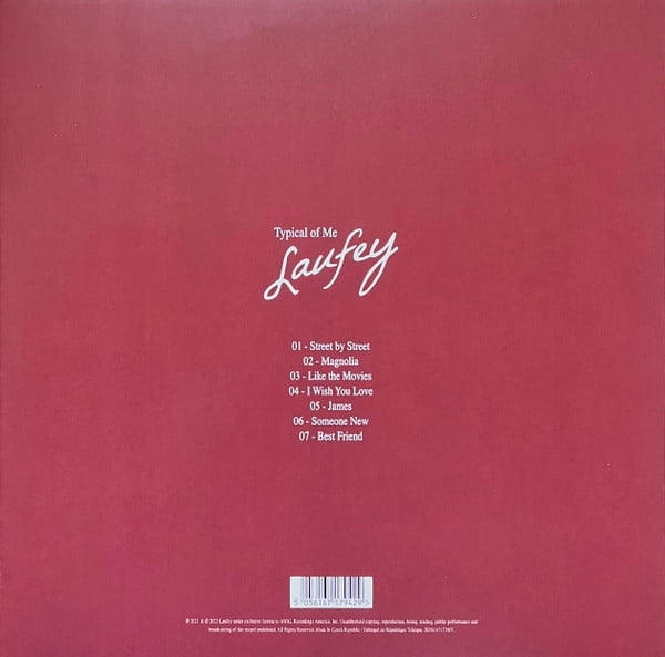 Laufey - Typical Of Me [VINYL LP] 2021 EP from Laufey LLC
