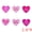 Style D, variant on Unique Bargains Wooden Heart Signs Extra Thick Free Standing Love Ornaments Style A 2.6"H