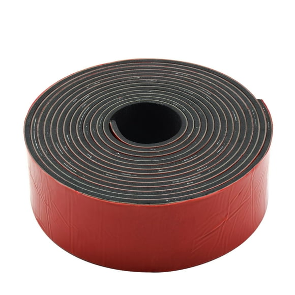 Tiras de goma TEKDOE reforzadas con tela de 3 mm x 5 cm x 4 m
