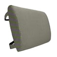 thumbnail image 1 of Pop Art Lumbar Pillow, Vintage Retro 50s Style Bold Stripes Vibrant Unusual Colors Image, Soft Back Cushion for Office Chairs with Adjustable Straps, 14" x 13", Royal Blue Lime Green, by Ambesonne, 1 of 7