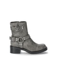 thumbnail image 3 of No Boundaries Women's Buckle Moto Boots, 3 of 5
