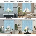 thumbnail image 3 of Blue Spring Floral Swag Valances for Windows 2 Pack, Kitchen Window Curtains 36 Inch Length, Farmhouse Flowers Elegant Pastoral Privacy Swag Curtains for Living Room/Bathroom with Rod Pocket 36"x36", 3 of 8