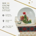 thumbnail image 6 of Spode Christmas Tree Santa Sleigh Winter Wonderland Snow Globe, Plays Soothing Music – Durable Dolomite, Personalized Collectible Holiday Gift & Great for Christmas, Weddings, Home Décor, 6 of 7