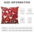 thumbnail image 5 of Nawypu  Valentines Day Pillow Covers Gifts Love Pattern Throw Pillow Cover Decorations Farmhouse Outdoor for Home Decor, 5 of 5