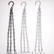 thumbnail image 3 of Wosthever Cadena de repuesto para suspensión de 3 patas, duradera, blanca, para cesta colgante de Metal, conjunto de cadena colgante, contenedor Type3 NO3, 3 of 6