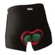 thumbnail image 3 of Pantalones cortos de ciclismo acolchado Hombres Mujeres Bicicleta Ropa interior con almohadilla Cojín Negro kusrkot Pantalones cortos de ciclismo acolchados, 3 of 8